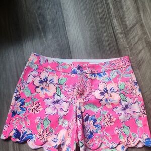 Lilly Pulitzer Pink Floral Women's Shorts